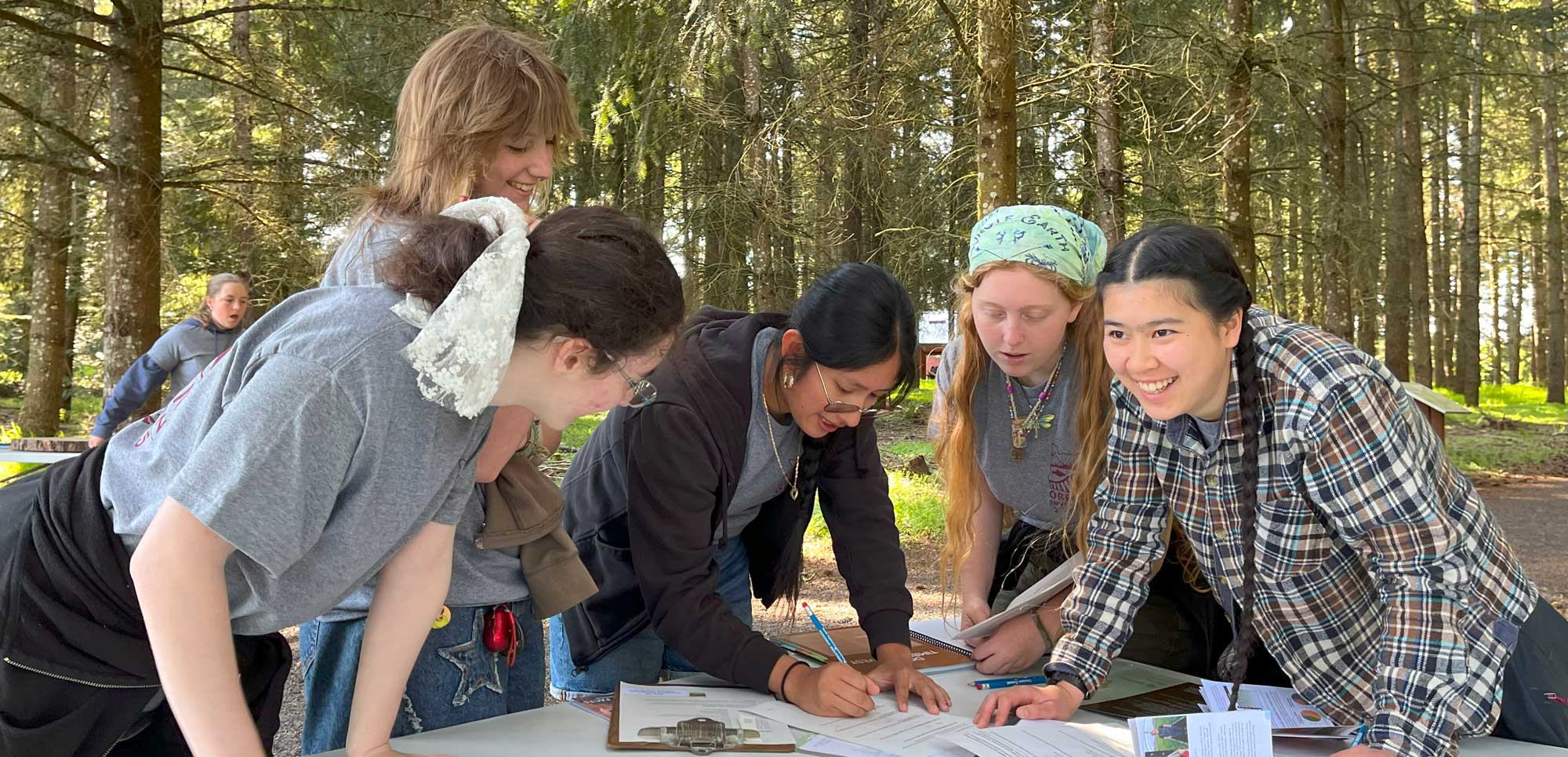 Envirothon team smiles